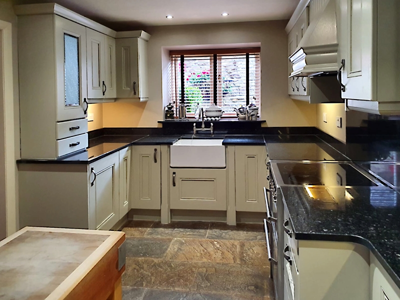 Kitchen painted for customer